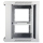 Extralink Szafka wisząca rack 9U 600x450 szara szklane drzwi EX.8574 - 489290 - zdjęcie 4